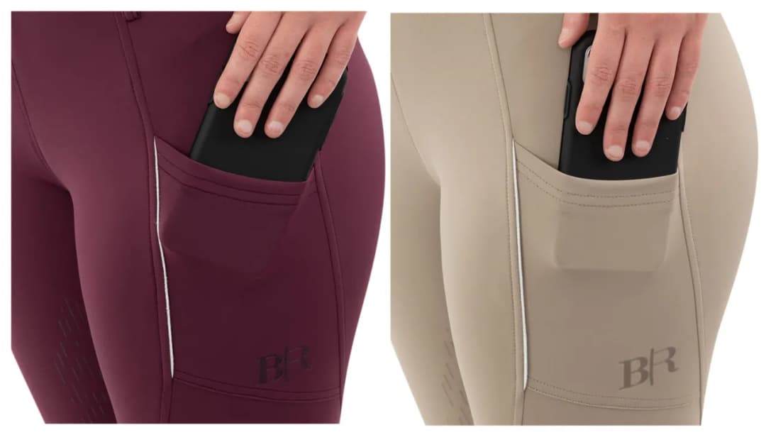 Wygodne legginsy jeździeckie beżowe - komfort i styl w jeździe konnej
